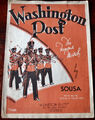 SOUSA WASHINGTON POST KLAVIER BLATTNOTEN (1938) MIT SOLO-VIOLINE- & CELLOTEILEN