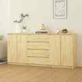 Massivholz Kiefer Beistellschrank 3-tlg. Sideboard mehrere Auswahl vidaXL