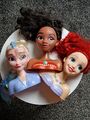 Elsa + Moana + Arielle kleines Make-up Kopf zum Stil Paket 3 Disney *gratis Versand*