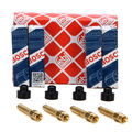 4x BOSCH 0437502047 Einspritzventil + Halter für MERCEDES 190 W201 W124 W126