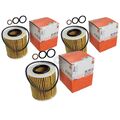 3x MAHLE / KNECHT Ölfilter OX 166/1D Öl Filter Oil