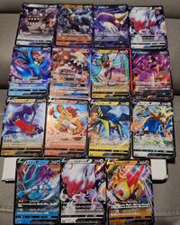 Pokemon Cards Bundle Of 15 GX, VMAX and V Japanese Cards