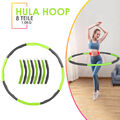 Hula Hoop Reifen Fitness Ring Bauchtrainer Training Massage Schaumstoff 8 Teile