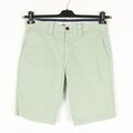 Tommy Jeans Scanton Herren Chino Shorts Größe W30 Grün Zip Fly Slim k9404