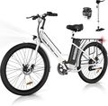 HITWAY E-Bike für Damen Herren, 26 Zoll Elektrofahrrad E-Citybike 8.4Ah 36V Akku