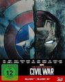 The first Avenger - Civil War  3D: 3D+2D, Steelbook Edition [3D Blu-ray] [Blu...