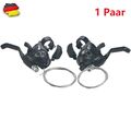 2x Fahrrad Schalthebel V-Brake für Shimano Altus 3x7-fach 21Gang Schaltung DE