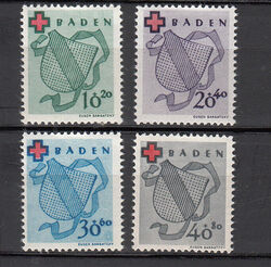 Baden, Nr. 42-45, postfrisch