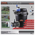 Teich- Druckfilter- Set 11W UVC mit "Spin Clean" Funktion ( Handelsretoure )