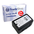 2x Li-Ion Akku 230Wh 15600mAh für Hitachi Z-1 ZV-1A Z1 ZV1A