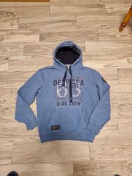 Camp David Herren Kapuzenpullover Kapuzen Hoodie Gr.M blau