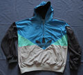 Adidas Jacke Vintage Retro Kapuzenpullover Track Hoodie Colorado New York 80er L