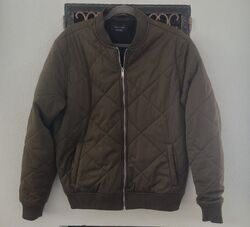 Zara Man leichte Jacke khaki Größe L Steppjacke