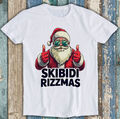 T-Shirt Skibidi Rizzmas Weihnachten Rizz Santa Meme lustig Geschenk 1878