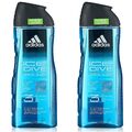 ✅Adidas Ice Dive Duschgel Herren Männer Shower Gel Haar Körper Shampoo 2x 400ml✅