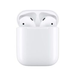 APPLE AirPods mit Ladecase (2. Generation), In-ear Kopfhörer Bluetooth Weiß NEU