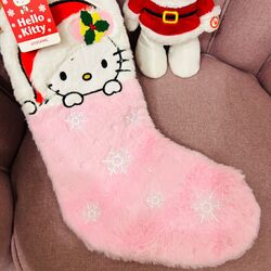 Primark Hello Kitty Weihnachten Falsche Nägel Beauty Nagel Make-up Pad Lockenstab Pinzette