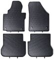 Gummifußmatten Set für VW Caddy 3 2K 2004-2020 Fußmatten Gummimatten Automatten