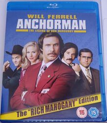 2 Bluray Discs: Anchorman - The Legend Of Ron Burgundy - Rich Mahogany Edition