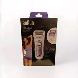 Braun Silk-épil Lady Shaver, Damenrasierer elektrisch 3-in-1 Elektrischer Rasie