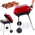 Kugelgrill Standgrill Grill Grillwagen Rundgrill BBQ mit Rollen Deckel