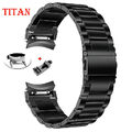 Titan Armband für Samsung Galaxy Watch 5 Pro/6/5/4 40-44mm 42-47mm Metall Ersatz