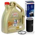 Bosch ÖLFILTER 0451203087+10 Liter MOTORÖL 5W-30 Castrol Edge+Schraube für WV T4