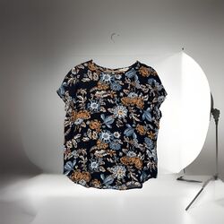 Blusen Shirt H&M Gr. 42 Blumen
