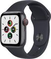 Apple Watch SE [GPS + Cellular, inkl. Sportarmband mitternacht] 40mm Aluminium S