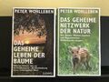 2 Bücher Peter Wohlleben Das geheime Netzwerk Natur u. geheime Leben Bäume