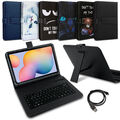 Tablet Hülle Samsung Galaxy Tab S6 Lite Tasche Keyboard Schutzhülle Bluetooth