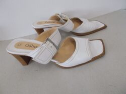 GABOR - Sandalen / Sandaletten, Weiß, Leder, Gr. UK 4,5 (EUR37,5)