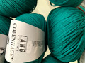 500 g Lang Yarns Wolle COPENHAGEN Organic Baumwolle Fb 74 Grün Gras Smaragd