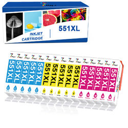 XXL Druckerpatronen für Canon PGI-550 CLI-551 Pixma IP7250 MG5450 MG5650 MX925