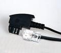 6m TAE-F Kabel 6 m RJ45 8P2C Stecker DSL Box Router VoIP 2pol 8/2 All-IP V-DSL