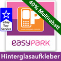 EASYPARK EASY PARK Hinterglasaufkleber Aufkleber Vignette Sticker 6x6 cm