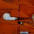 1A Block Meerschaum Pfeife Akryl Mundstück - 9mm Filter Meerschaumpfeife pipe 