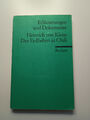 Erläuterungen und Dokumente Heinrich von Kleist - Das Erdbeben in Chili (Reclam)