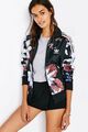 Adidas Firebird Damen Jacke Black Lotus Jacket Blumen Floral TT XS - L