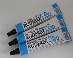 Ruderer L 530 Kunststoff - Klebstoff - 3 x 20g für Modellbau LGB Pola Piko u.a.