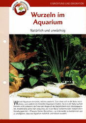 Wurzeln im Aquarium / Aquariuminfokarte