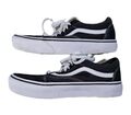 Vans Sneaker Gr. 41, Damen Herren Kids Schuhe Schwarz Weiß Unisex UK 7,5, US 8,5