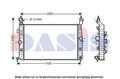 AKS DASIS KÜHLER MOTORKÜHLUNG passend für OPEL MERIVA | 150114N