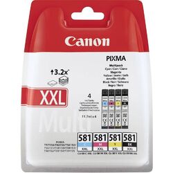 Canon CLI-581XXL C/M/Y/BK Multi Pack Blister 4-farbig Tinte Druckerpatrone