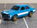 Hot Wheels 1970 Ford Escort RS1600 Fast & Furious 1/64 Neu lose silber Serie