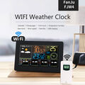 Profi WLAN-Funk-Wetterstation mit Außensensor, Farbdisplay, Uhr & Gratis-App DE