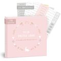 ✅​ Babyalbum "Mein erstes Lebensjahr" Blumen + Sticker Set Baby Fotoalbum