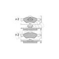 1x ORIGINAL® Metelli 22-0315-0 Bremsbelagsatz, Scheibenbremse Vorne, exkl.