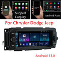 6,8" Android 13 Autoradio GPS Wifi für Chrysler Jeep Dodge 1998-2010 mit Carplay
