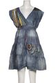 Desigual Kleid Damen Dress Damenkleid Gr. EU 36 Baumwolle Blau #2473560